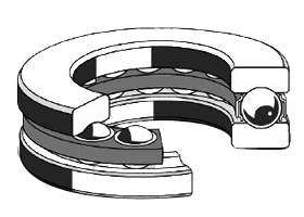 Single Direction Thrust Ball Bearings