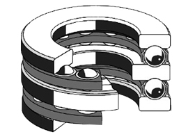 Double Direction Thrust Ball Bearings